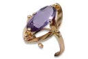 Original Vintage 14K Rose Gold Alexandrite Ring Vintage Jewlery vrc047r